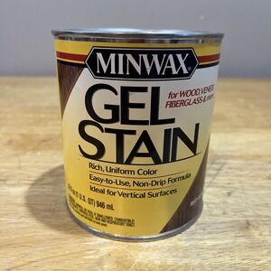 Discontinued Minwax  Interior Wood Gel Stain RED ELM 609 - 1 Qt (32 fl oz) - NEW